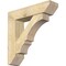 Ekena Millwork Balboa Slat Rough Sawn Bracket w/ Offset Brace, Douglas Fir, 8"W x 32"D x 32"H BKT0806X32X32BOA06RDF - alternate 1